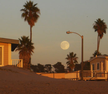 full moon over ventura