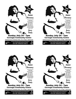 Image of leaflet for July 24 show
