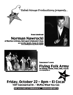 Image of poster for October 22, 2004 event
